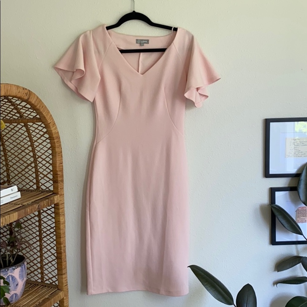 Light pink midi dress from ASOS